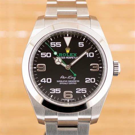 rolex air king with papers value|air king Rolex price.